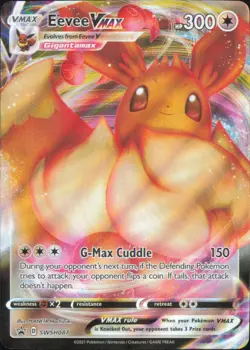 Eevee VMAX SWSH087 Holo Promo Sword & Shield Promo Pokemon Holo Near Mint - Image 1