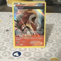 Pokemon TCG Entei XY Ancient Origins Holo Rare Basic Fire 130 HP English - Image 1
