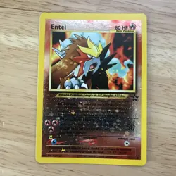 Pokemon TCG Entei Wizards Black Star Promos 34 Holo Promo Promo - Image 1