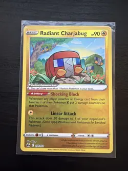 2023 Pokemon SWSH Crown Zenith Radiant Charjabug #051/159 - Image 1