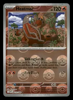 Heatmor (Poke Ball Pattern) 019/086 Uncommon White Flare Pokemon Near Mint - Image 1