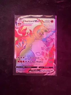 Pokemon Charizard VMAX 074/073 Champions Path Secret Rare Holo Full Art 330 - Image 3