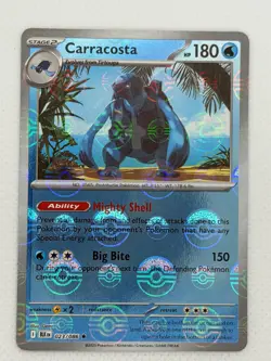 Carracosta (Poke Ball Pattern) 023/086 Holo Rare Black Bolt Pokemon Near Mint - Image 1