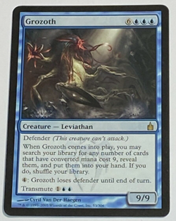 MTG - 1x Grozoth - Ravnica: City of Guilds - NM - Rare Blue Magic The Gathering - Image 1