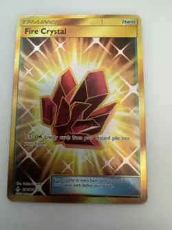 Fire Crystal - 231/214 - SM Unbroken Bonds - Gold Secret Rare - Pokemon TCG - Image 1