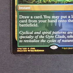 MTG - 1x Growth Spiral - Ravnica Allegiance FNM Promo - NM Foil - Magic #178 - Image 3