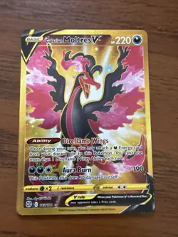 Pokemon TCG Galarian Moltres v Sword & Shield Brilliant Stars 183/172 - Image 1