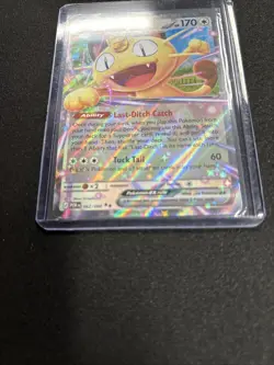 Pokemon Meowth EX Full Art Holo Double Rare 170 HP Perfect Order 062/088 - Image 2