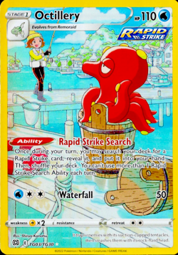 Pokemon Octillery TG03/TG30 Swsh09: Brilliant Stars Trainer Gallery - Image 1