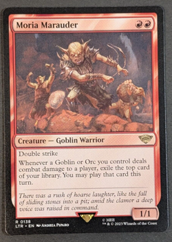 MTG - 1x Moria Marauder - LOTR: Tales of Middle Earth - NM - Magic The Gathering - Image 1