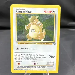 Pokemon tcg Kangaskhan Jungle Holo Rare Unlimited 05/64 90 HP 1999 - Image 1