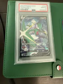 2022 POKEMON SWORD & SHIELD LOST ORIGIN #TG19 FULL ART/GALLADE V PSA 10 - Image 1