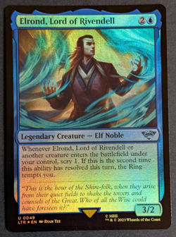 MTG - 1x Elrond Lord of Rivendell Foil Lord of the Rings: Tales of Middle Earth - Image 1