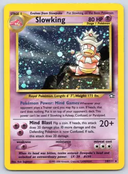 Slowking 14/111 Neo Genesis Holo Pokemon NM - Image 1
