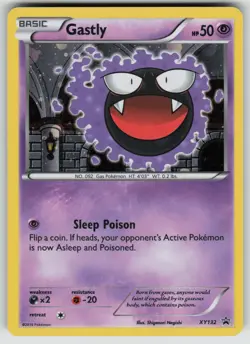 Gastly XY132 Holo Promo XY Promo Pokemon Lightly Played - Image 1