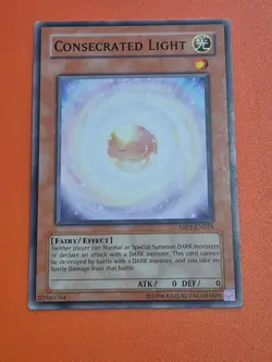 Yugioh Consecrated Light ABPF-EN033 1st Edition Common Effect MP Moderate Play - Image 1