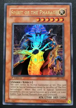 Yugioh Spirit of The Pharaoh Ancient Sanctuary 1st Edition Ultra Rare AST-062 NM - Image 1
