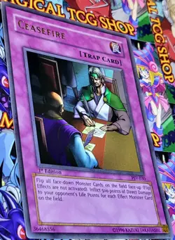 Yugioh Ceasefire Pharaoh's Servant 1st Edition PSV-030 Ultra Rare Konami 2002 NM - Image 5