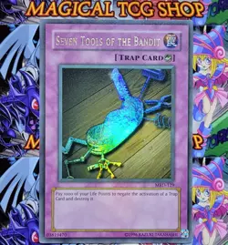Yugioh Seven Tools Of The Bandit Metal Raiders Ultra Rare MRD-129 Original NM - Image 1