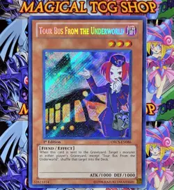 Yugioh Tour Bus From The Underworld ORCS-EN086 1st Edition Secret Rare NM - Image 1