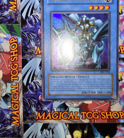 Yugioh Paladin of White Dragon Magician's Force Ultra Rare MFC-026 Holo Bleed NM - Image 2