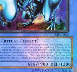 Yugioh Paladin of White Dragon Magician's Force Ultra Rare MFC-026 Holo Bleed NM - Image 4
