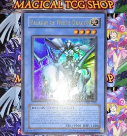 Yugioh Paladin of White Dragon Magician's Force Ultra Rare MFC-026 Holo Bleed NM - Image 5
