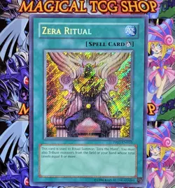 Yugioh Zera Ritual Ritual PP01-EN010 Secret Rare Konami 2007 - Image 1
