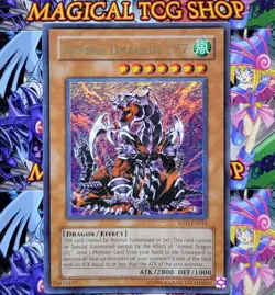 Yugioh Armed Dragon LV7 Soul of The Duelist SOD-EN015 Ultra Rare Konami 2004 - Image 3