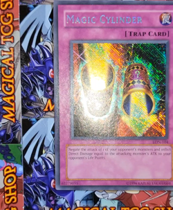 Yugioh Magic Cylinder LON-104 Secret Rare Reverse Foil Error NM - Image 2