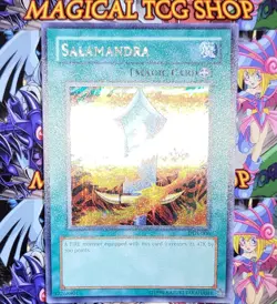 Yugioh Salamandra Dark Duel Stories Prismatic Secret Rare Promo DDS-006 NM - Image 4