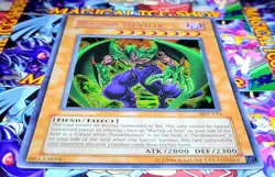 Yugioh Mazera DeVille Ancient Sanctuary Secret Rare AST-111 Holo Bleed NM Konami - Image 3