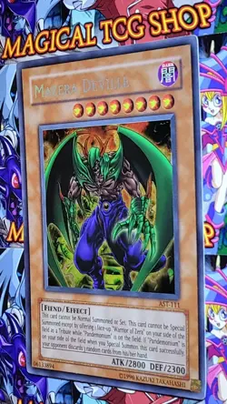 Yugioh Mazera DeVille Ancient Sanctuary Secret Rare AST-111 Holo Bleed NM Konami - Image 5