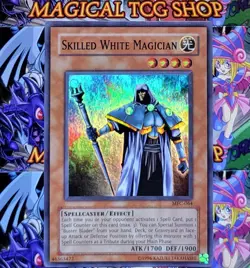Yugioh Skilled White Magician Magician's Force Super Rare MFC-064 Konami 2003 NM - Image 1