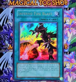 Yugioh Inferno Fire Blast Soul of The Duelist SOD-EN042 Ultra Rare Konami NM - Image 1