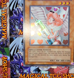 Yugioh Injection Fairy Lily LOD-100 Secret Rare Konami 2003 NM - Image 2