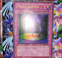Yugioh Magic Jammer Metal Raiders Ultra Rare MRD-128 Original Print 2002 NM - Image 2