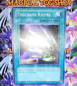 Yugioh Thousand Knives Power of Chaos PCY-003 Prismatic Secret Rare Promo NM - Image 4