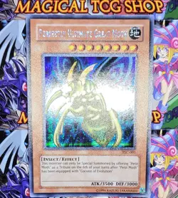 Yugioh Perfectly Ultimate Great Moth TSC-001 Prismatic Secret Rare Promo NM - Image 4