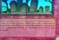 Yugioh Call of The Haunted PSV-012 1st Edition Ultra Rare Holo Bleed NM - Image 5
