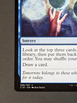 MTG - 1x Ponder - Commander 2018 - NM/LP - Blue - Magic The Gathering - #96 - Image 3