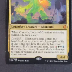 MTG - 1x Omnath Locus of Creation - Zendikar Rising - NM/LP - Mythic - Magic - Image 3