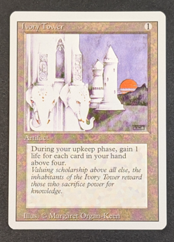MTG - 1x Ivory Tower - Revised (3rd) Edition - NM - Vintage Artifact - Magic SGC - Image 1
