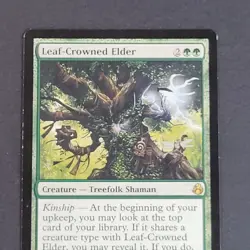 MTG - 1x Leaf Crowned Elder - Morningtide - LP - Rare - Magic The Gathering #128 - Image 5