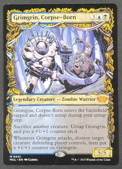 MTG - 1x Grimgrin Corpse-Born - NM - Showcase - March of the Machine Multiverse - Image 1