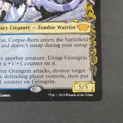 MTG - 1x Grimgrin Corpse-Born - NM - Showcase - March of the Machine Multiverse - Image 4