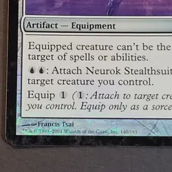 MTG - 1x Neurok Stealthsuit - Fifth Dawn - LP - Foil - Magic the Gathering, 2004 - Image 3