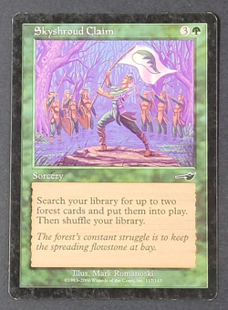 MTG - 1x Skyshroud Claim - Nemesis - LP - Vintage, Magic The Gathering - 2000 - Image 1