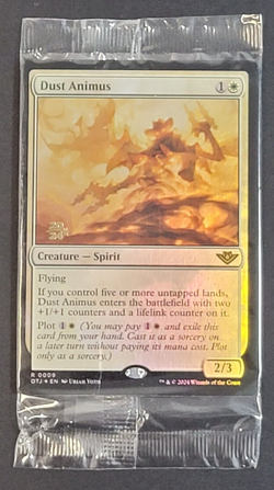 MTG - 1x Dust Animus - Outlaws of Thunder Junction - Pre-Release Foil NM Sealed - Image 1