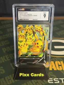 2021 Pokemon Pikachu TCG V-Union 25th Anniversary Collection 028 CGC 9 Japanese - Image 1